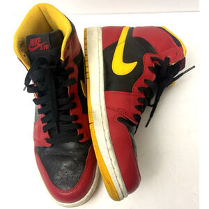 Size 9.5 - Air Jordan 1 Retro OG High Highlight Reel Red Leather (555088-017)